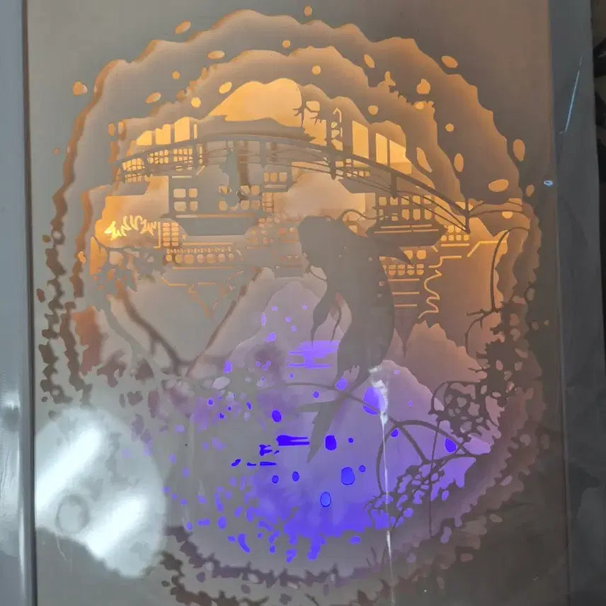 [BUNJANG] Two Deer LED Acrylic Frame / 사슴두마리LED액자
