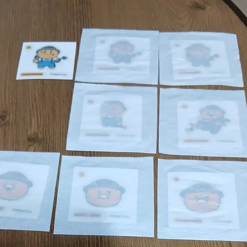 [BUNJANG] Kakao Friends Choonsik Sticker / 춘식이띠부씰 1개 선택 오뚜기 뿌셔뿌셔 띠부씰