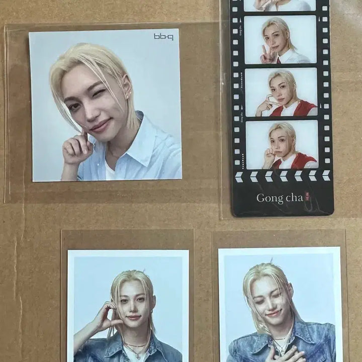 [BUNJANG] Felix BBQ x Gong Cha Photocard / 필릭스 bbq &amp;공차 굿즈