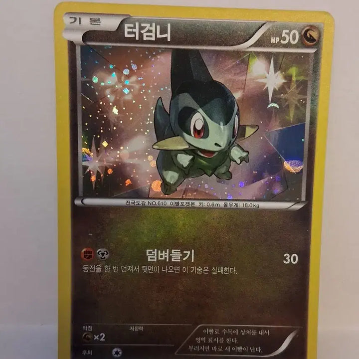 [BUNJANG] Pokemon Card Terakmon Ancient Card / 포켓몬 카드 고대 카드 터검니