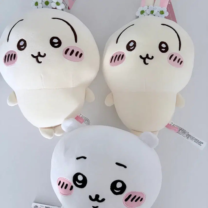 [BUNJANG] Chiikawa Usagi Flower Crown Plush / 먼작귀 치이카와 화관 우사기 인형 m 누이구루미 양도