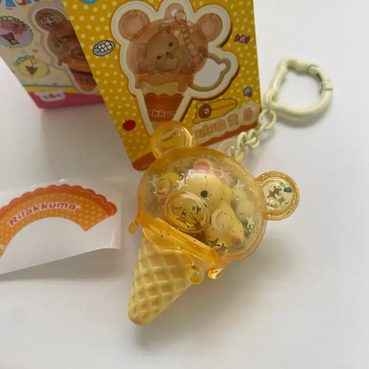 [BUNJANG] Rilakkuma Korilakkuma Ice Cream Keychain / 코리락쿠마 아이스크림 키링