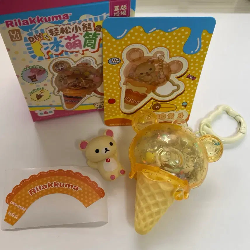 [BUNJANG] Rilakkuma Korilakkuma Ice Cream Keychain / 코리락쿠마 아이스크림 키링