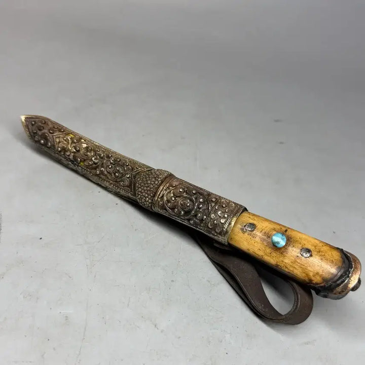 [BUNJANG] Tibetan Vintage Dagger (Jangdo) - Antique Craftsmanship / 티베트 빈티지 장도 공예품 티벳
