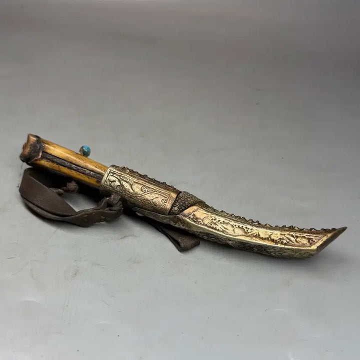 [BUNJANG] Tibetan Vintage Dagger (Jangdo) - Antique Craftsmanship / 티베트 빈티지 장도 공예품 티벳