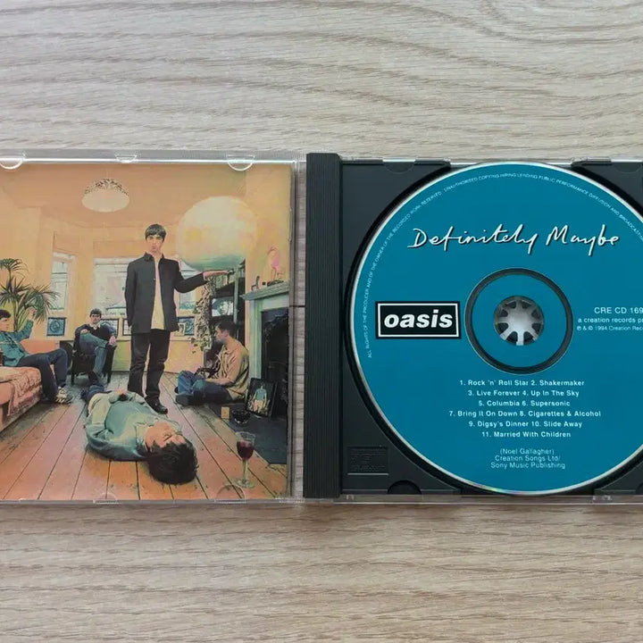 [BUNJANG] Oasis Definitely Maybe 1st Press UK Original CD / Oasis 오아시스 Definitely Maybe 데피니틀리 마이비 1집 UK 오리지널 초판 CD 시디 음반