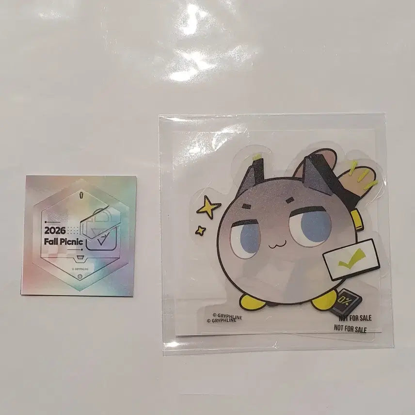 [BUNJANG] Arknights: Endfield Galaxy Collaboration Adel &amp; Stampyrellia Autumn Pop-up Store Full Set (Hologram Ticket + Clear File + Acrylic Card + Sticker) / 명일방주엔드필드 갤럭시 콜라보 가을 팝업스토어 아델리아 입장특전+스탬프렐리 풀세트(홀로그램티켓+클리어파일+아크릴카드+스티커)