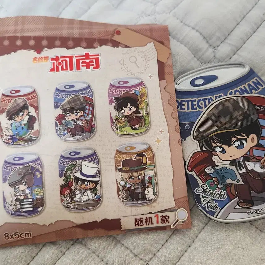[BUNJANG] Detective Conan "Shinichi" Can Badge / 명탐정 코난 캔뱃지  {도일}