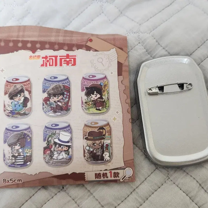 [BUNJANG] Detective Conan "Shinichi" Can Badge / 명탐정 코난 캔뱃지  {도일}