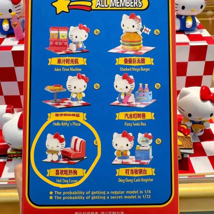 [BUNJANG] Miniso Hello Kitty Restaurant Series Figure (Hot Dog) / 미니소 헬로키티 레스토랑 시리즈 피규어(핫도그)