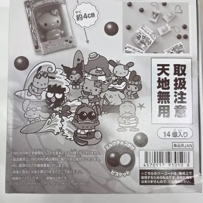 [BUNJANG] Sanrio Tanning Chocolate Box Full Box / 산리오 태닝 초코박스 풀박스