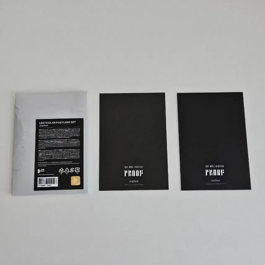 [BUNJANG] BTS Jungkook Proof Exhibition Lenticular Postcard Set Photocard / 정국 프루프 전시회 렌티큘러 엽서 세트 방탄 bts poca pc 포카
