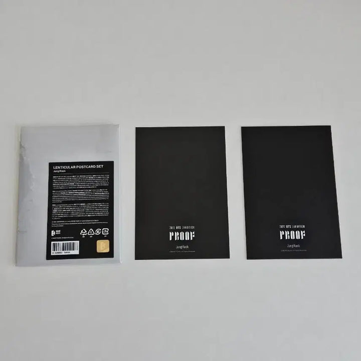 [BUNJANG] BTS Jungkook Proof Exhibition Lenticular Postcard Set Photocard / 정국 프루프 전시회 렌티큘러 엽서 세트 방탄 bts poca pc 포카