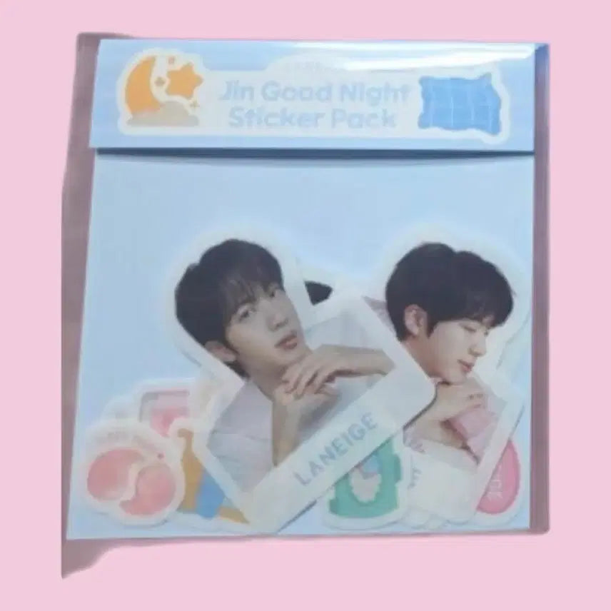 [BUNJANG] BTS Jin Laneige Good Night Sticker Pack / BTS 진 라네즈 굿나잇 스티커팩