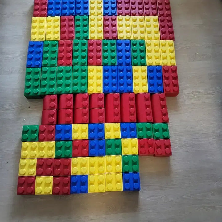 [BUNJANG] LEGO Large Soft Block Set - 84 Pieces / 레고 LEGO 대형 블럭 세트 84개 소프트 빅블럭 대형 블럭 빅블록 블록 자이언트 놀이