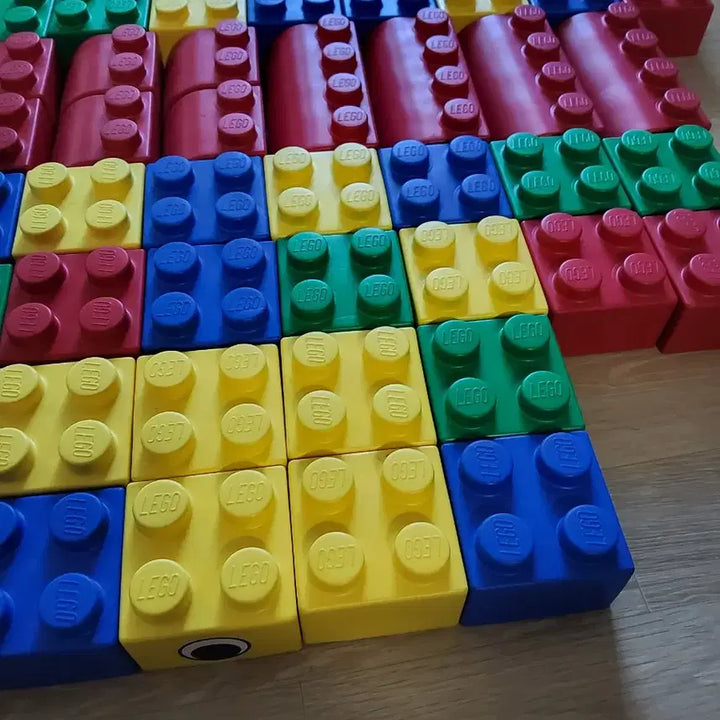 [BUNJANG] LEGO Large Soft Block Set - 84 Pieces / 레고 LEGO 대형 블럭 세트 84개 소프트 빅블럭 대형 블럭 빅블록 블록 자이언트 놀이