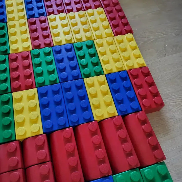 [BUNJANG] LEGO Large Soft Block Set - 84 Pieces / 레고 LEGO 대형 블럭 세트 84개 소프트 빅블럭 대형 블럭 빅블록 블록 자이언트 놀이