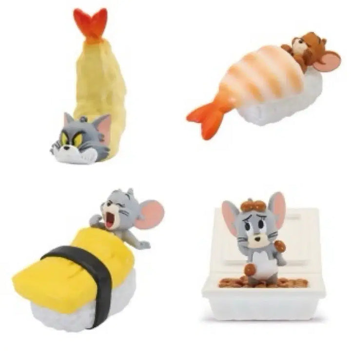 [BUNJANG] Tom and Jerry Sushi Figure Full Set / 톰과 제리 스시 피규어 풀셋판매