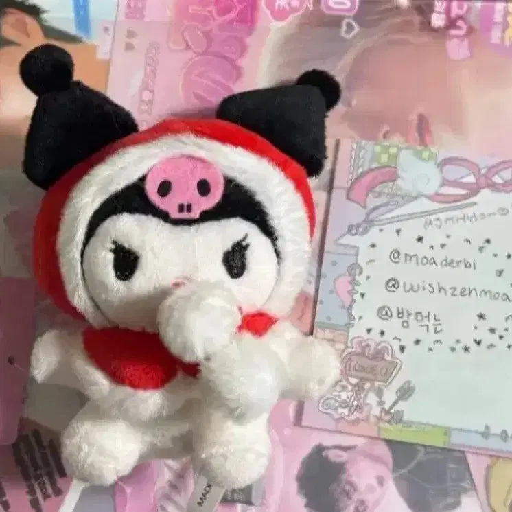 [BUNJANG] Kuromi Keychain Plush / 쿠로미 키링 인형