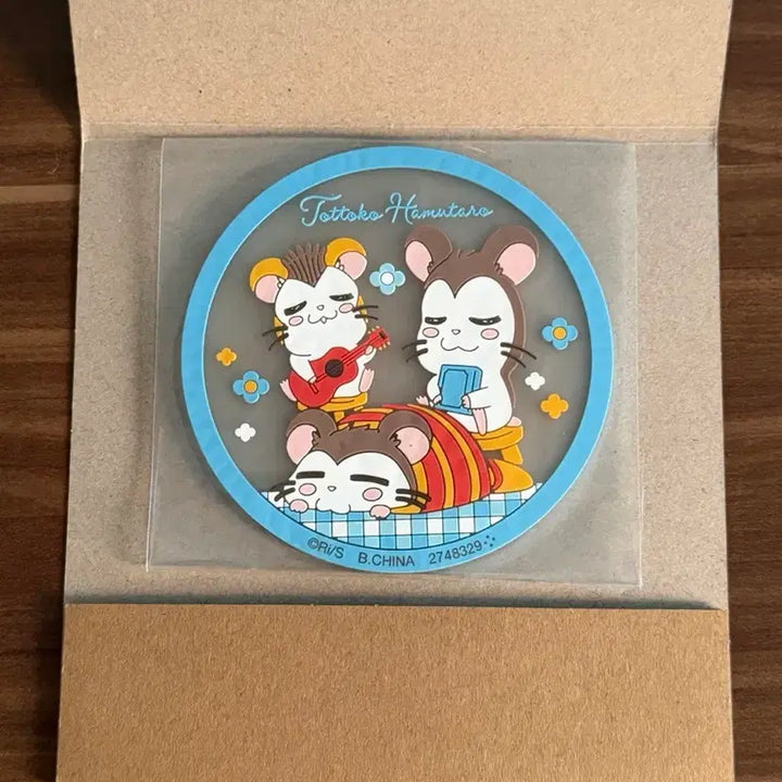 [BUNJANG] Bunga Bunga Hamtori Coaster Cup Holder (Sealed) / (미개봉) 방가방가 햄토리 코스터 컵받침