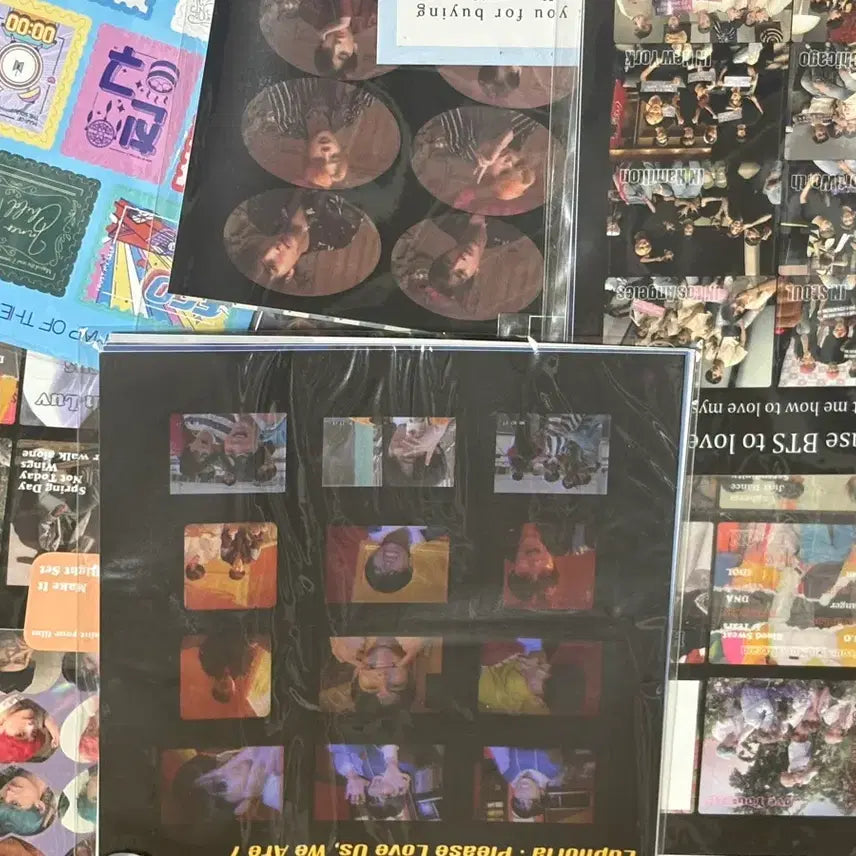[BUNJANG] BTS Unauthorized Goods Sticker Set / 방탄소년단 비공굿 스티커 세트
