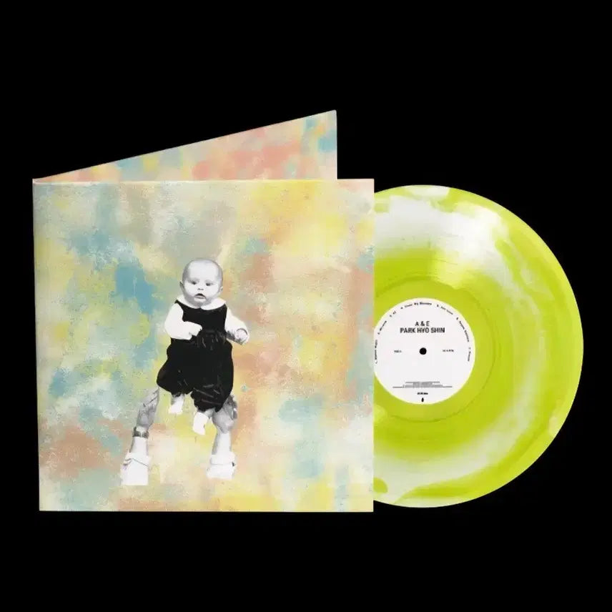 [BUNJANG] Park Hyo Shin A &amp; E LP (Lime &amp; White Swirl) Sealed / 미개봉) 박효신 LP - A &amp; E (라임&amp;화이트스월)