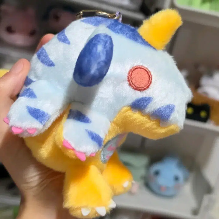 [BUNJANG] Digimon Canned Gabumon &amp; Patamon Plush Toys / 디지몬 통조림 파피몬 가브몬 인형