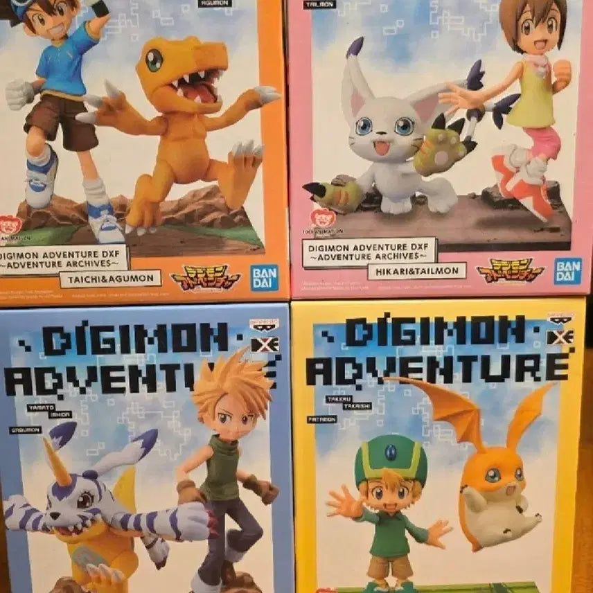 [BUNJANG] Digimon Adventure DXF Figure 4-Type Set / 디지몬 어드벤처 DXF 피규어 4종 세트