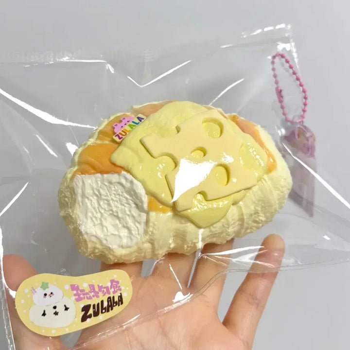 [BUNJANG] Zulala "Cheesebread" Handmade Squishy / 주라라 zulala 치즈빵 수제말랑이