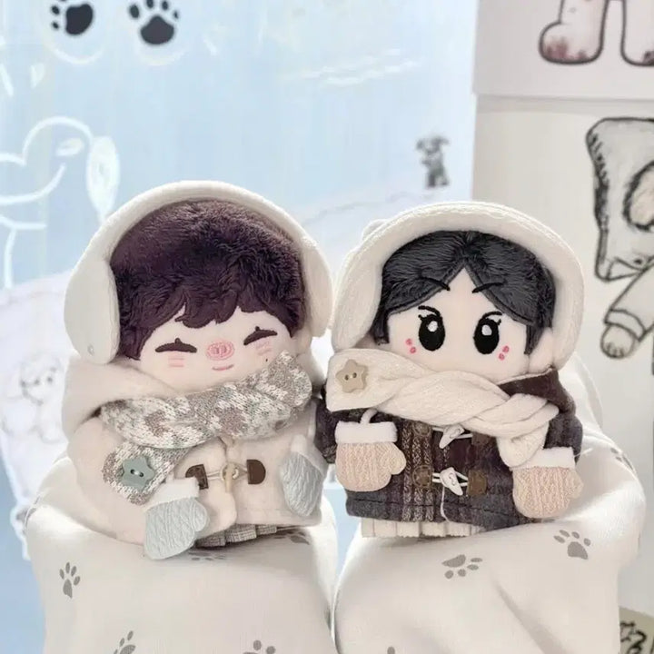 [BUNJANG] 10cm Doll Clothes Snow Coconut Winter Coat / 10cm 인형옷 스노우 코코넛 겨울옷 코트