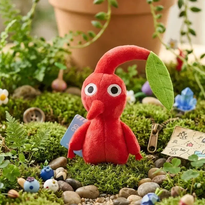 [BUNJANG] Pikmin Shaped Plush Keychain (Red) / 피크민 형태 인형 키링(빨강)