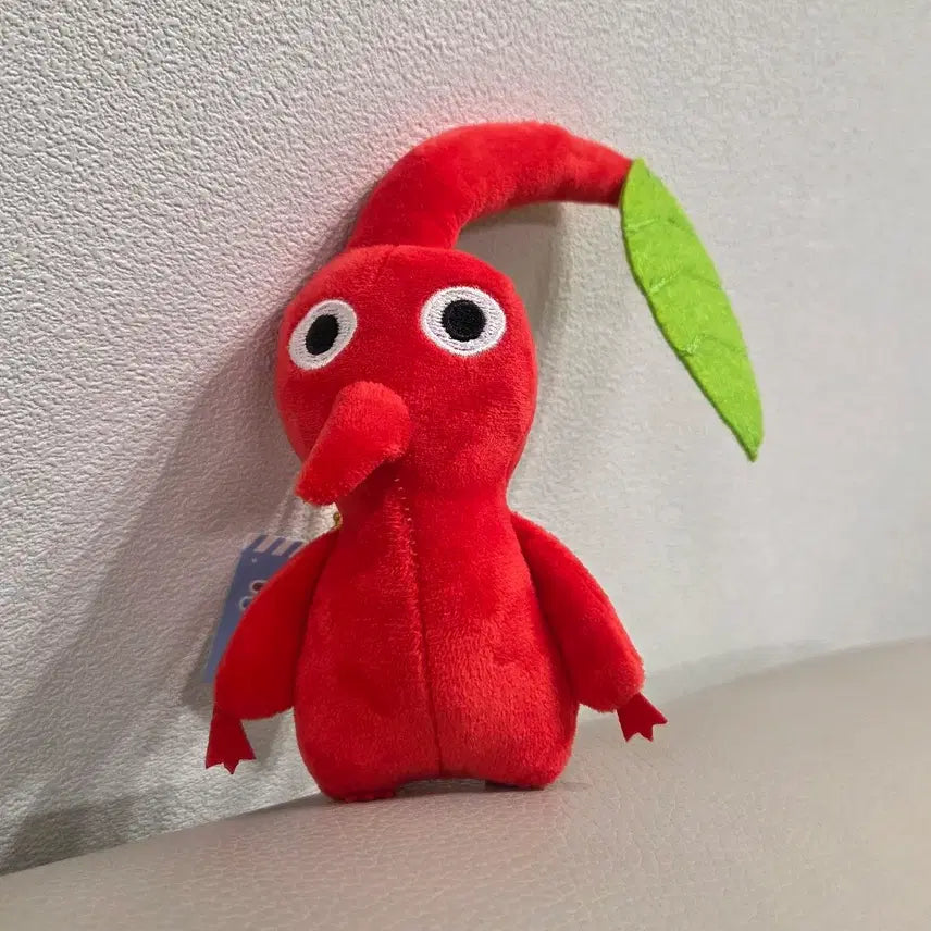 [BUNJANG] Pikmin Shaped Plush Keychain (Red) / 피크민 형태 인형 키링(빨강)