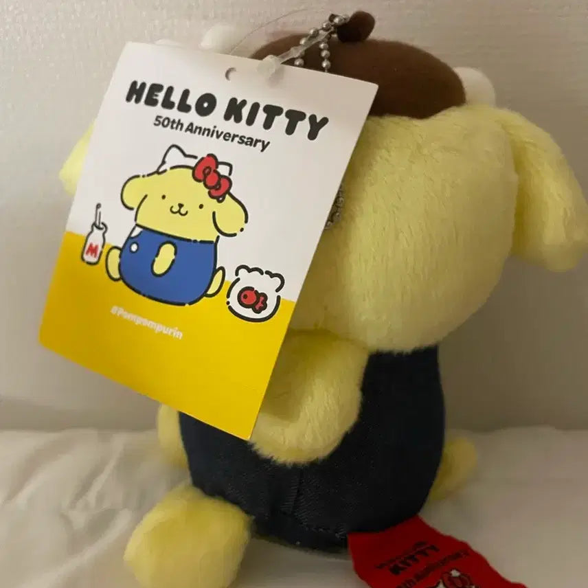 [BUNJANG] Sanrio Hello Kitty 50th Anniversary Pompompurin Mascot / 헬로키티 50주년 폼폼푸린 마스코트