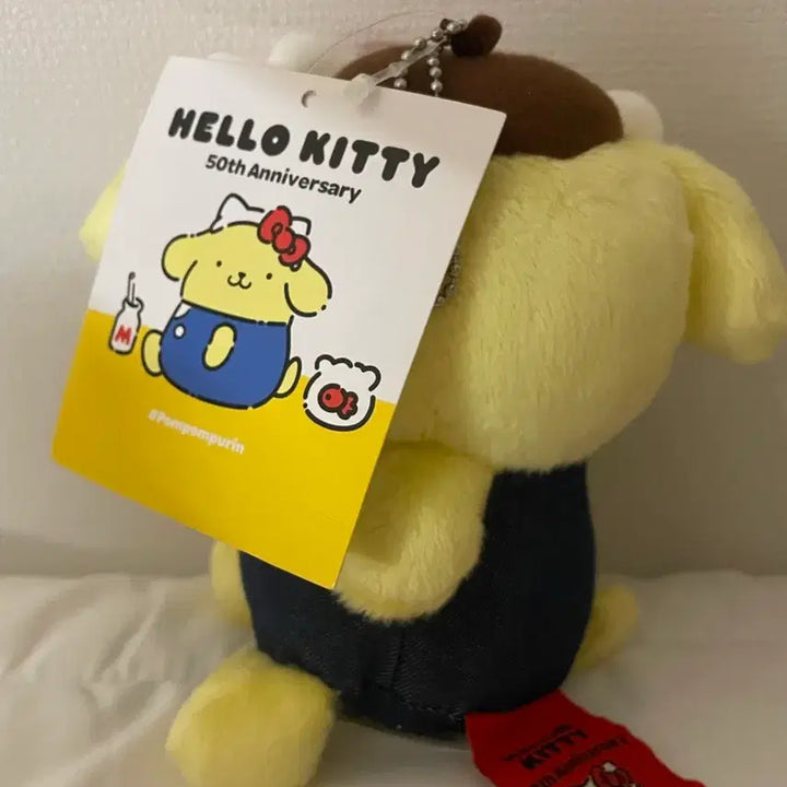 [BUNJANG] Sanrio Hello Kitty 50th Anniversary Pompompurin Mascot / 헬로키티 50주년 폼폼푸린 마스코트