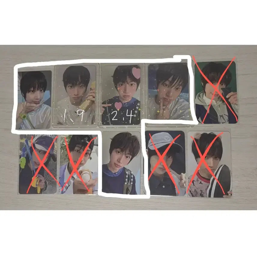 [BUNJANG] IDIT Park Seonghyun Photocard Bundle Set / 탈덕처분 아이딧 박성현 포카 일괄 양도