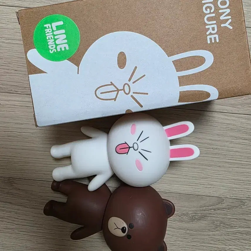[BUNJANG] Line Friends Cony &amp; Brown Figure Set / 라인프렌즈 코니 브라운 피규어 세트