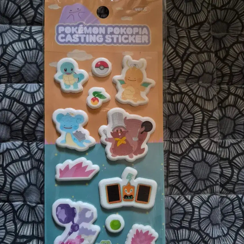 [BUNJANG] Pokemon Poccofia Pop-up Casting Sticker / 포켓몬 포코피아 팝업 캐스팅 스티커