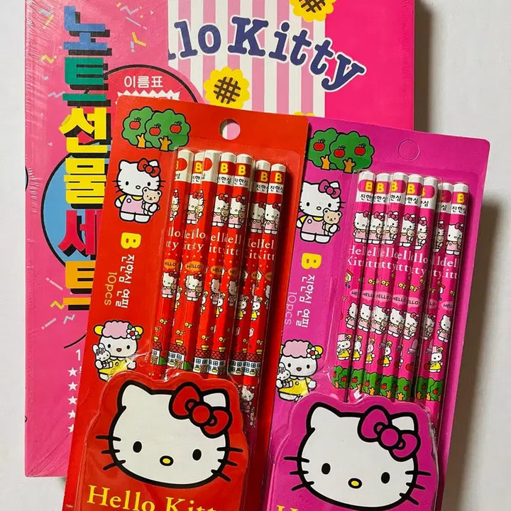 [BUNJANG] Hello Kitty 90s/2005 Pencil Set / (교환/판매) 고전 키티 헬로키티 산엑스 노트선물세트 연필세트