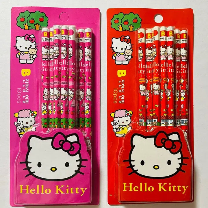 [BUNJANG] Hello Kitty 90s/2005 Pencil Set / (교환/판매) 고전 키티 헬로키티 산엑스 노트선물세트 연필세트
