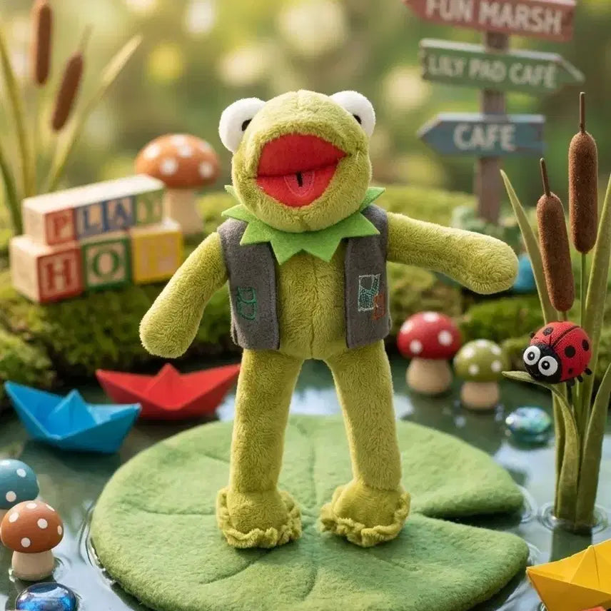 [BUNJANG] Frog Plush Keychain / 러브 프로그 인형 키링