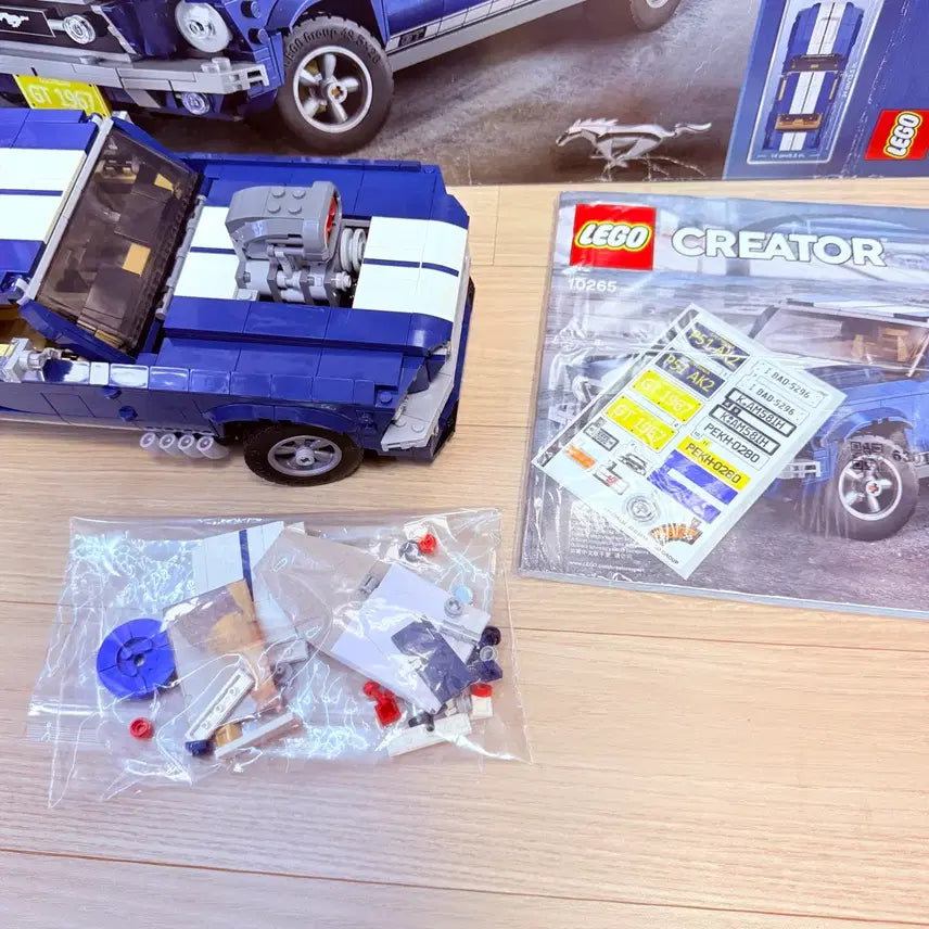 [BUNJANG] LEGO Creator Ford Mustang 10265 Set / 레고 크리에이터 포드 머스탱 10265 미피