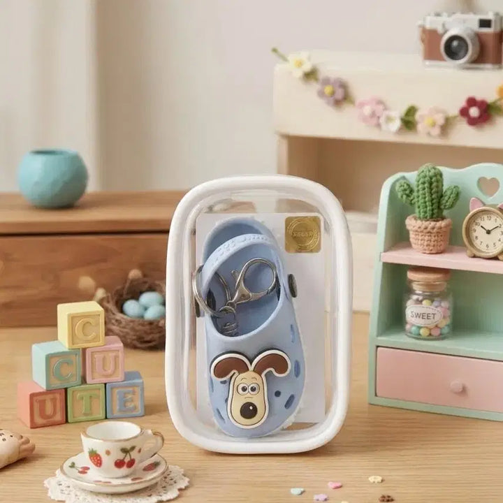 [BUNJANG] Gromit PVC Pouch Keychain / 그로밋 샌들 키링