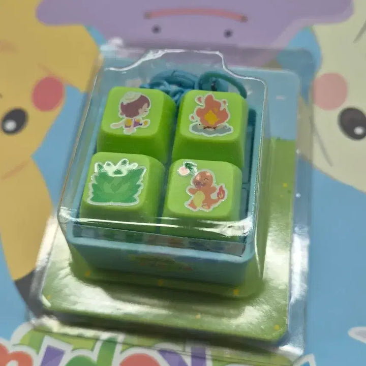 [BUNJANG] Pokémon Pocopia 4-Keycap Set - Blue / (무신사 팝업) 포켓몬스터 포코피아 4구 키캡 블루