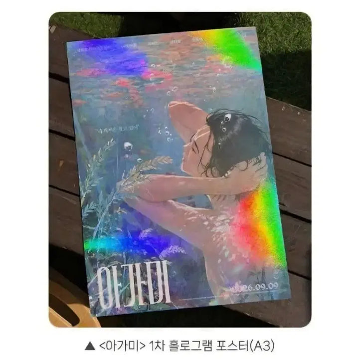 [BUNJANG] A3 Hologram Poster / a3박스에어캡)아가미 1차 홀로그램 포스터