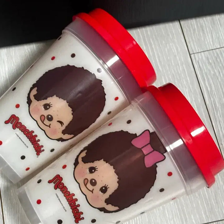 [BUNJANG] Baskin Robbins Monchhichi Reusable Cup Set / 베스킨라빈스 몬치치 리유저블 컵세트