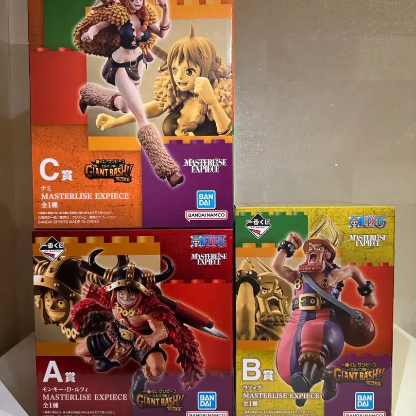 [BUNJANG] One Piece Ichiban Shojo Elbaf A, B, C Prize Figures Bundle Set (Sealed) / 미개봉) 원피스 제일복권 엘바프 A상 B상 C상 피규어 일괄 판매