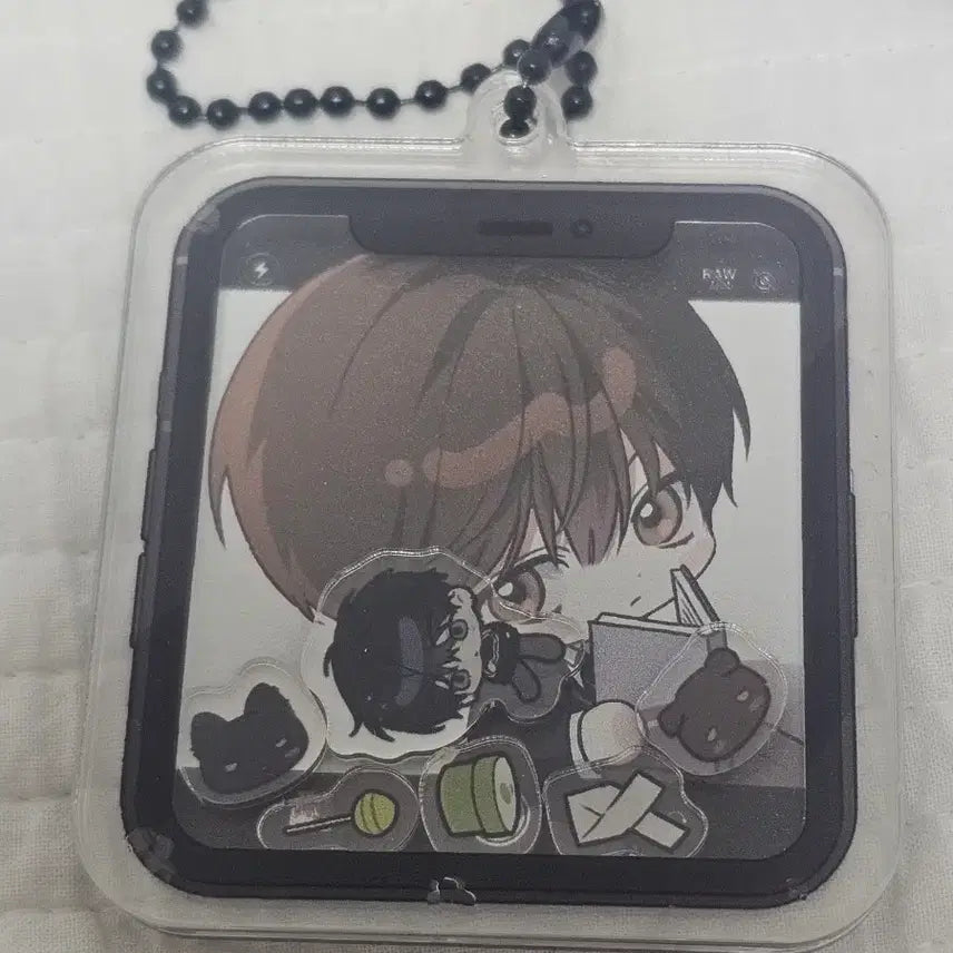 [BUNJANG] Miible (Mable) The Eighteen Bed Shake Keyring / 미블 열여덟의 침대 열침 아크릴 쉐이크 키링