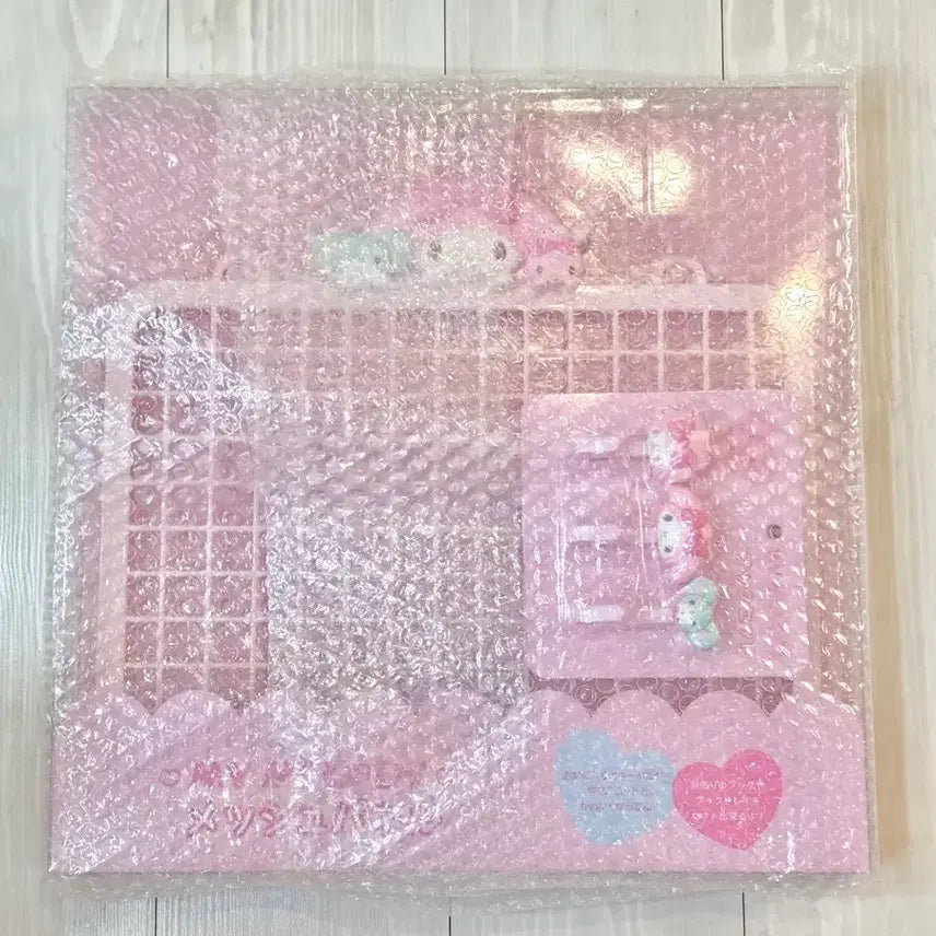 [BUNJANG] Sanrio My Melody Netting Mesh Panel Bookmark Set / 산리오 마이멜로디 네트망 메쉬패널 북마크 세트 미개봉 새상품