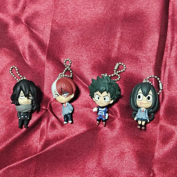 [BUNJANG] My Hero Academia Part.2 Figure Set Keychains / 나의 히어로 아카데미아 피규어 Part.2 피규어키링 4종일괄