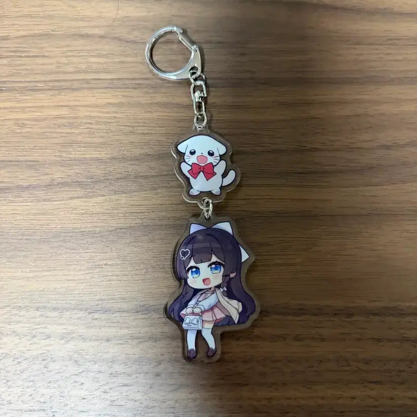 [BUNJANG] Stellive Shirayuki Hina Spring Date Double Keyring / 스텔라이브 봄빛데이트 시라유키 히나 더블키링